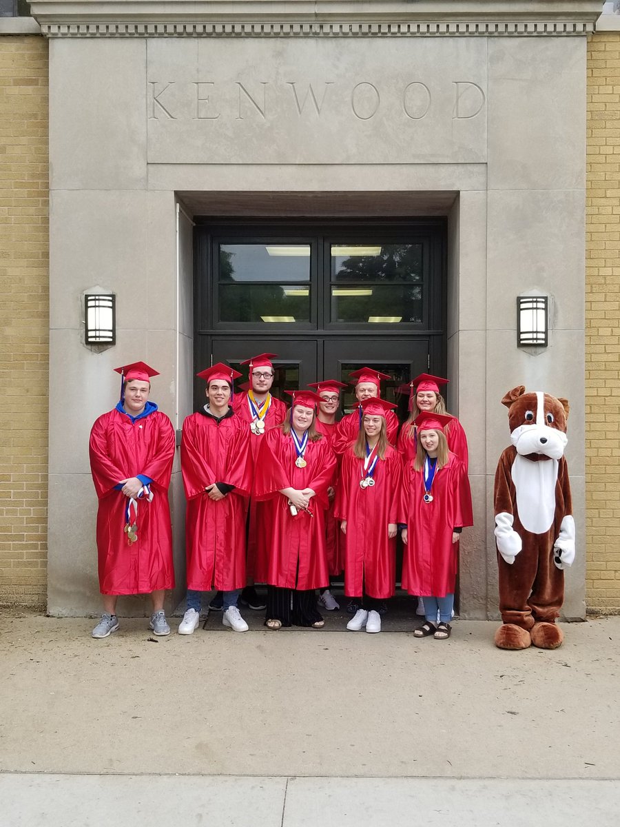 Welcome back 2019 graduates! Best of luck in your future. Make Kenwood proud! <a href="/crwashwarriors/">CR Wash</a>