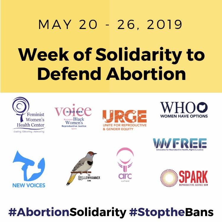 Today, we’re highlighting abortion funds in states impacted by bans. Stay tuned for ways to support efforts to #FundAbortionBuildPower in Alabama, Georgia, Kentucky, Louisiana, Mississippi, Missouri, and Ohio. #AbortionSolidarity #StoptheBans