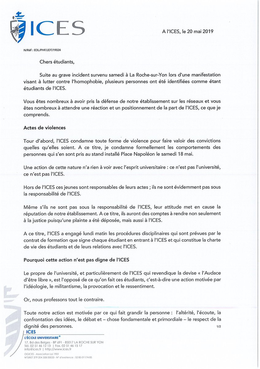 ICES - Institut Catholique Vendée tweet media