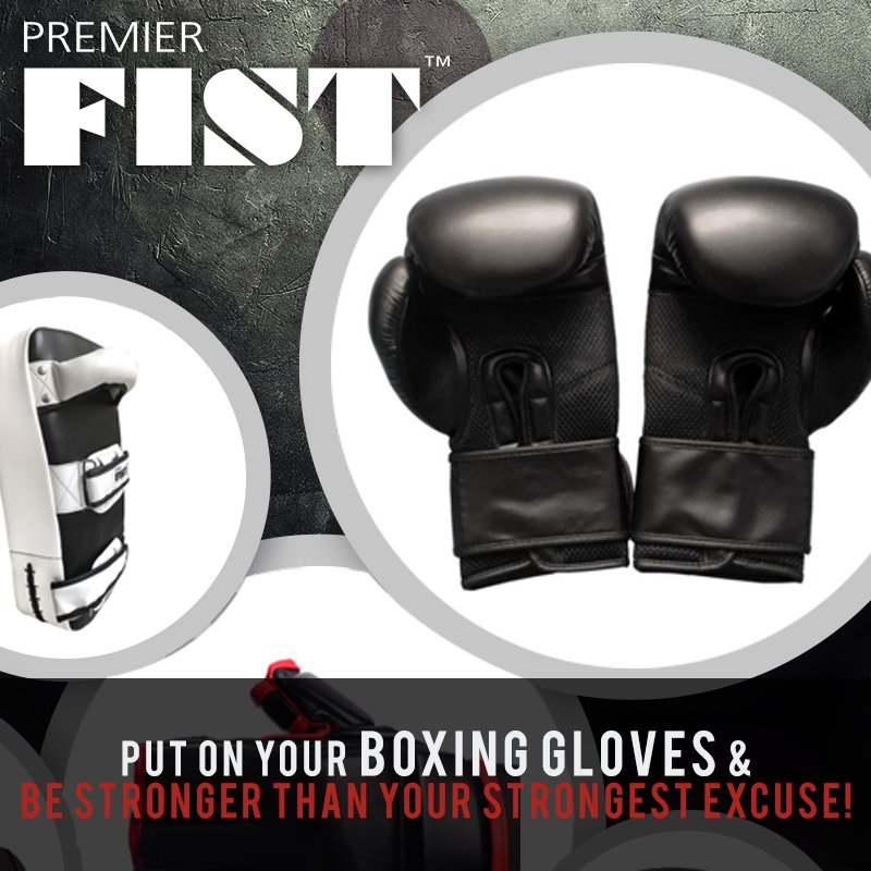 Put on your boxing gloves
&
Be stronger than your strongest excuse!
To shop for premium quality boxing gloves, visit: 
premierfist.com/product/premie…

#MartialArts #MartialArtsEquipment #PremierFist #BoxingGloves