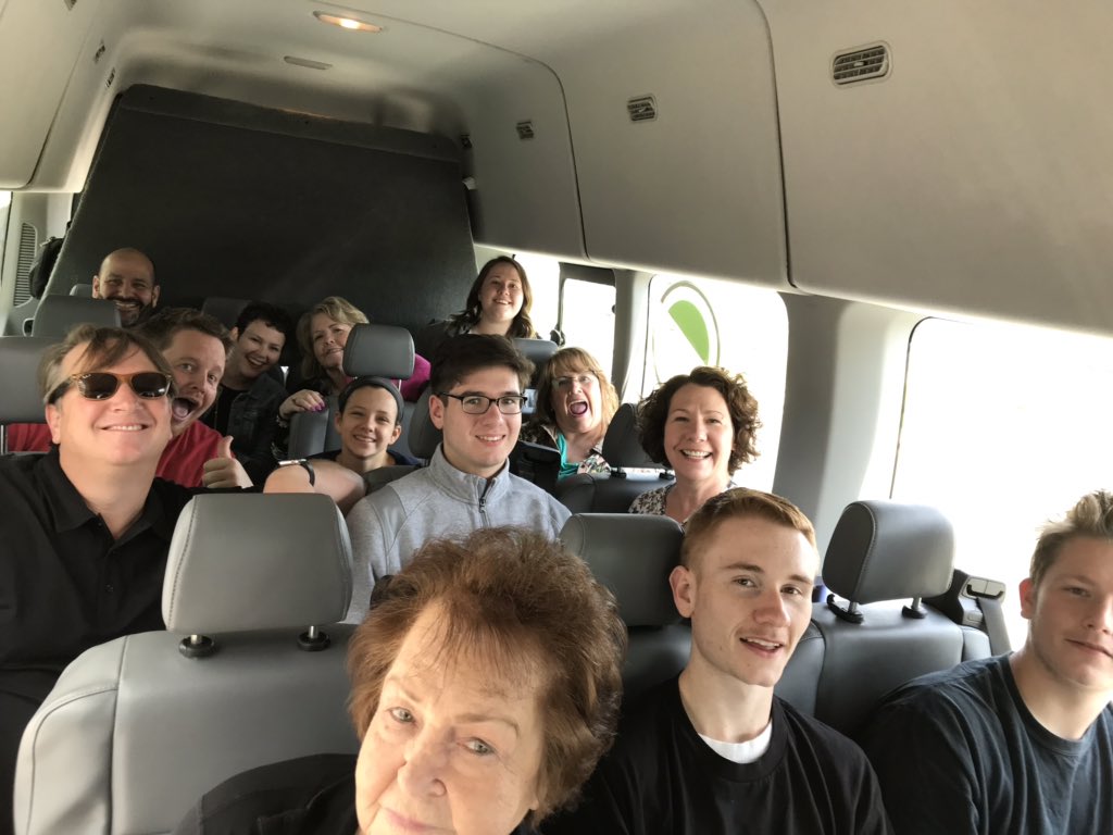 B2design's tweet photo. Gavin’s Groupies from OKC are in da house! Great job, Gavin! #SetonHall2019 https://t.co/HqrvLhrcn6