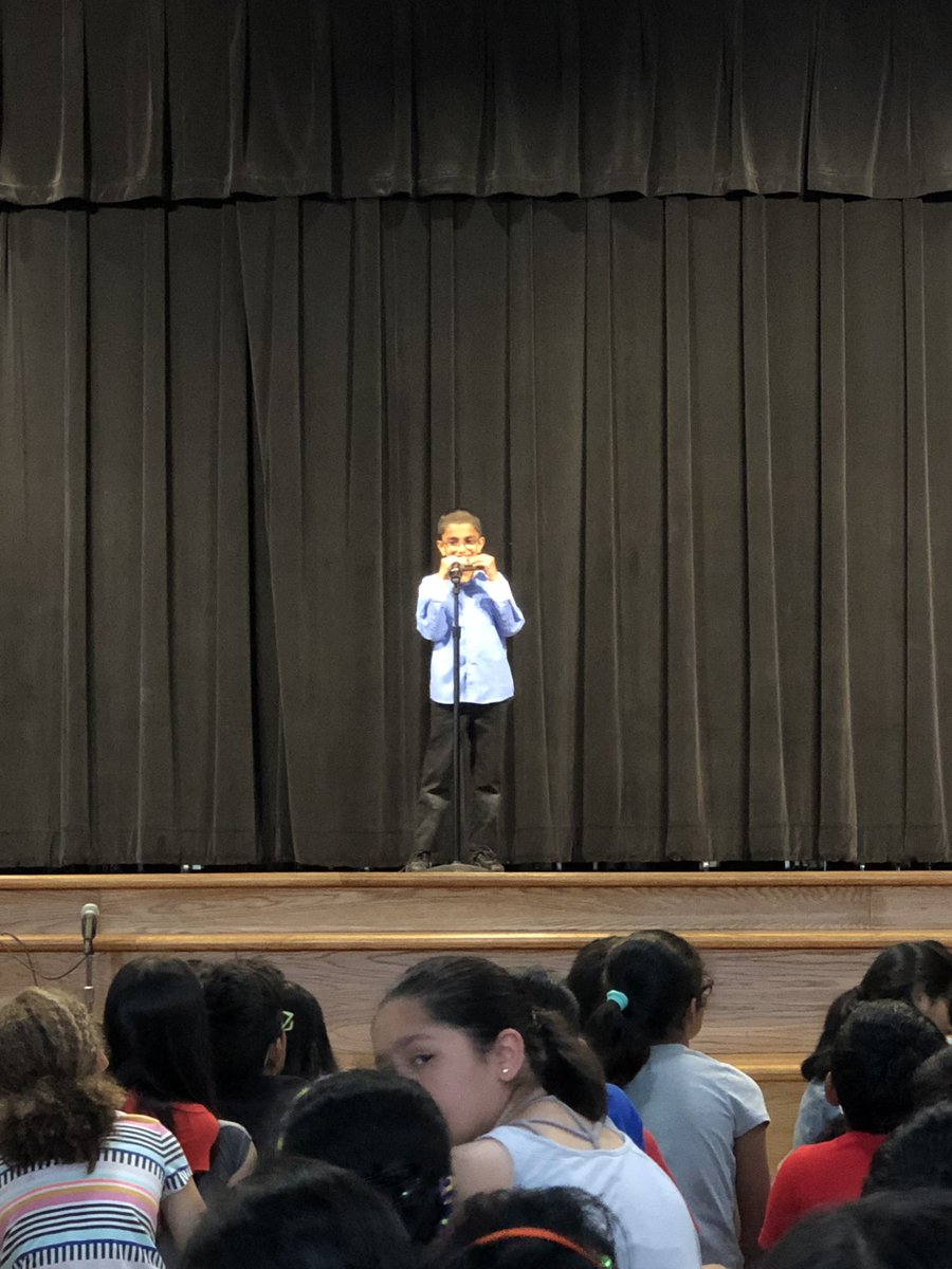 Christopher has some skills on the harmonica! Thank you for being so courageous and sharing your talent with us! #rjlyear5