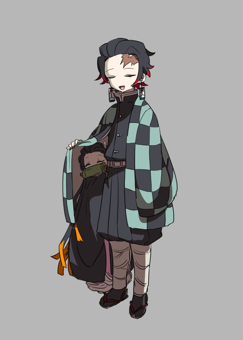 ｱﾙﾃｨﾒｯﾄ誤字ﾘｽﾄむとうさんがTwitterに投稿した竈門炭治郎(鬼滅の刃)のイラスト。