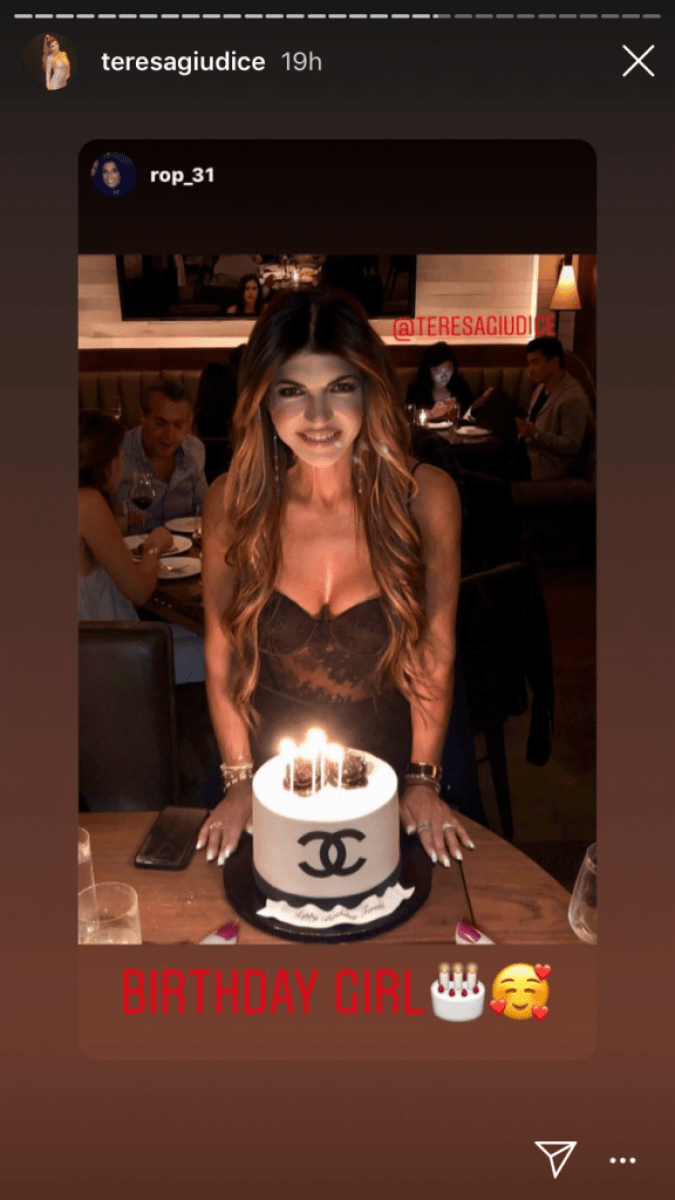 Happy Birthday: Teresa Giudice Celebrates Her Birthday With Her Family And A Designer Cake!  