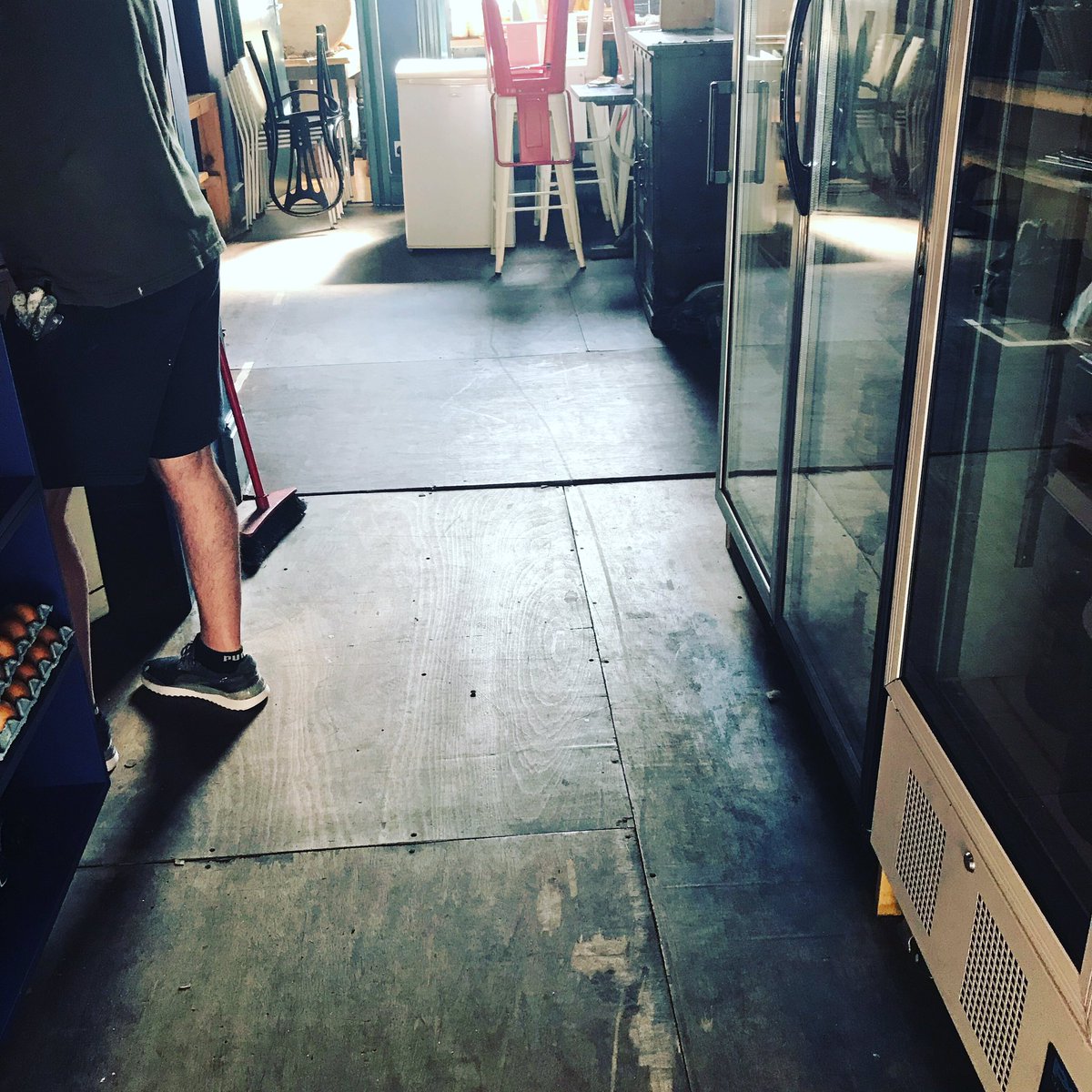 AgasLittleDeli's tweet photo. Shop will be closed tomorrow, Tuesday 21st. We getting a new floor. So sorry for any inconvenience caused. Back on Wednesday from 10am. https://t.co/wJU9wjfMuK