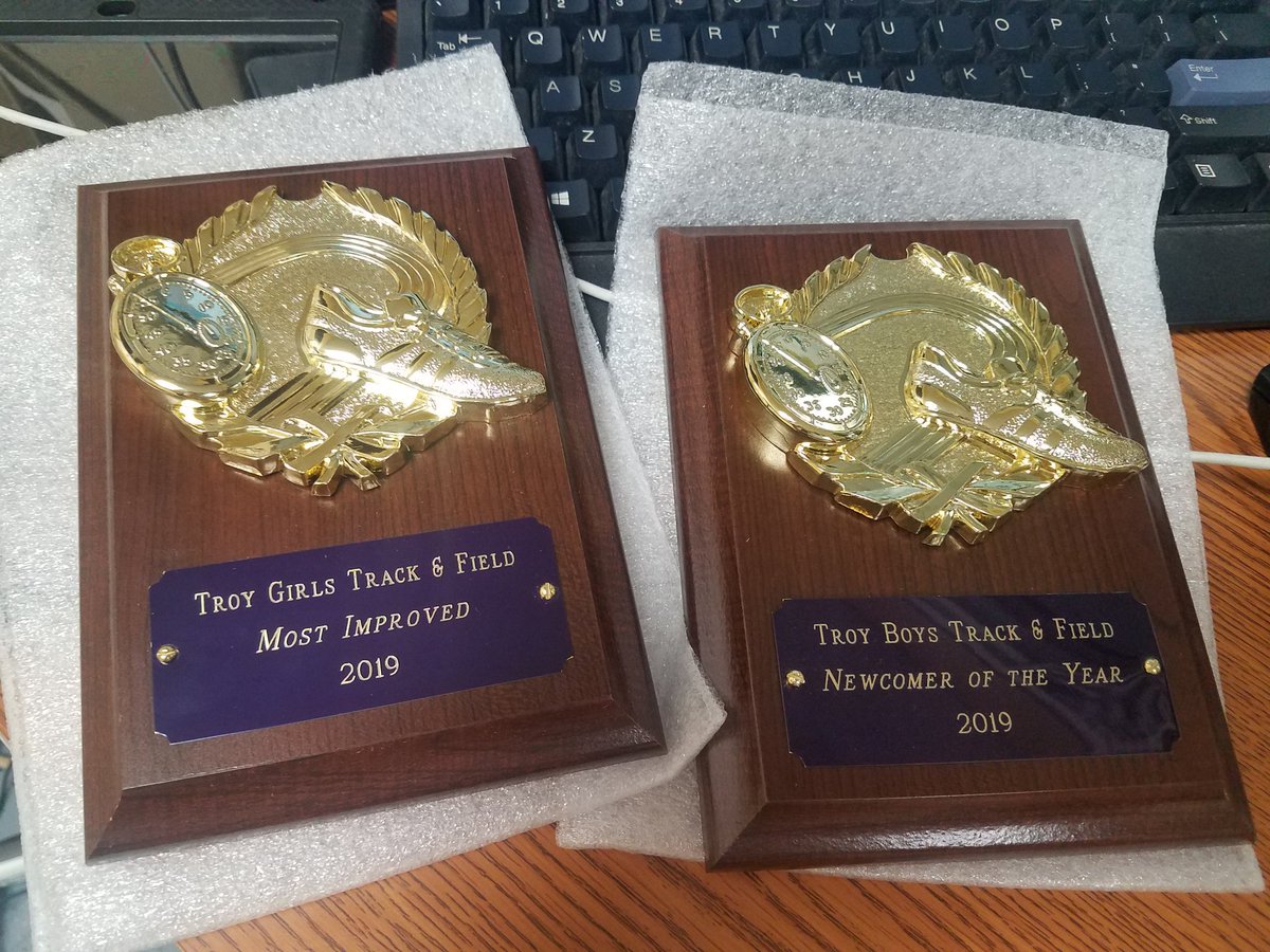 Looking for Brandon Best and Ellie Hemmer. If you see them, tell them they can grab their hardware from Coach Carl