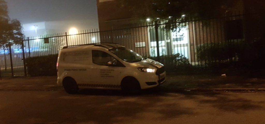 ApolloSecurity1's tweet photo. Out of the mist comes! our dedicated #securitypatrolservices team looking after your #properties 24/7 book your protection now 02082454747 #cheshunt #cheshuntbusiness #mondaymotivation #london #enfieldbusiness #eastlondon #westlondon #mannedguarding #mobilepatrols #securityguard https://t.co/MDuwglesHE