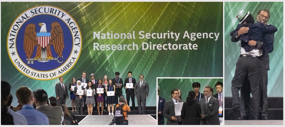 NSAGov's tweet photo. People are still talking about this year’s #IntelISEF Science and Engineering Fair. Congrats to the #NSA winners and all the @society4science winners! https://t.co/6EHWgOnf4x