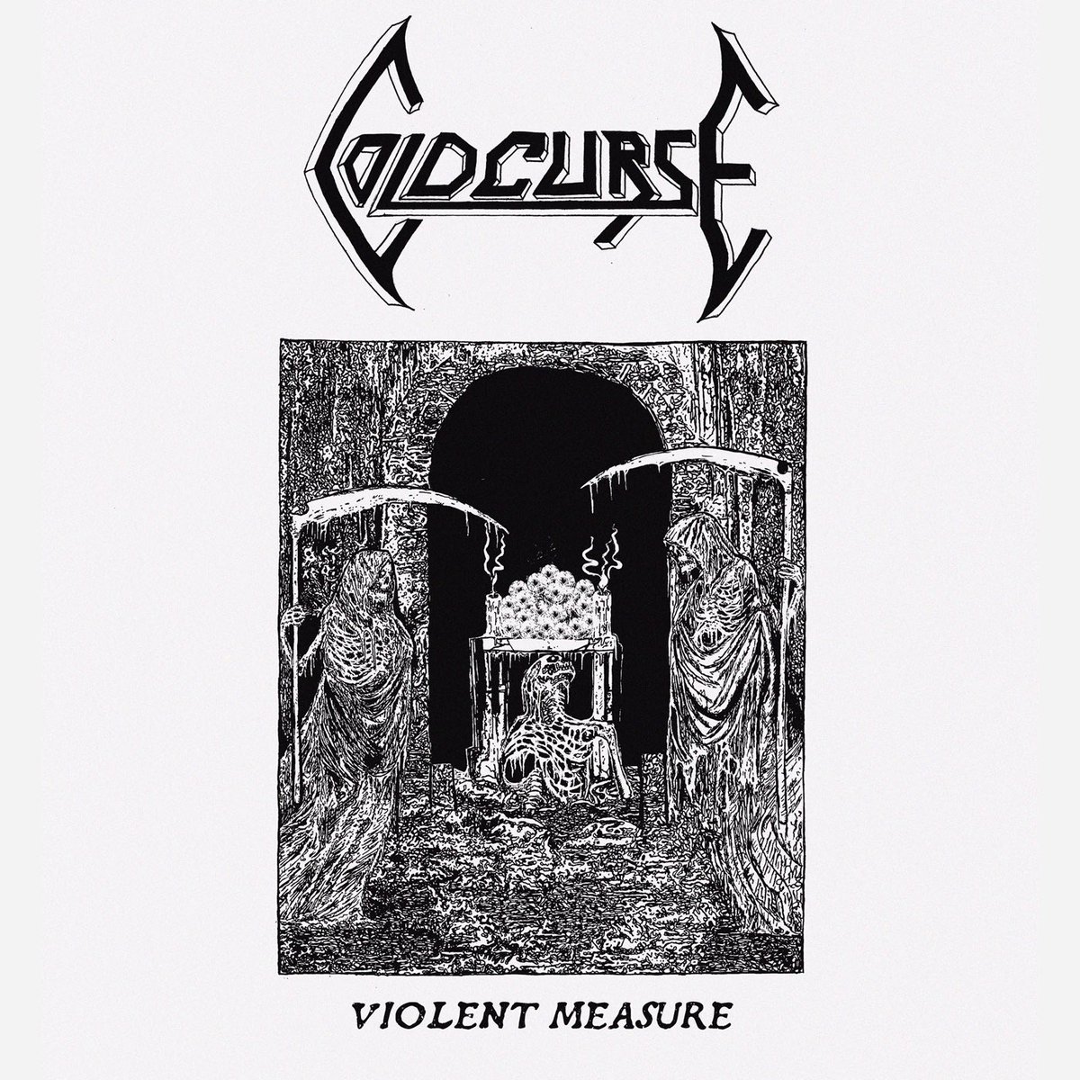 New Cold Curse EP “Violent Measure” comin out early July on Creator Destructor Records, new song CLANDESTINE streaming now at the link below. Preorders will go up next week, jam the song and spread the word!! Logo by <a href="/badxdog/">Badxdog</a>, art by Manuscript of Death

creatorcoldcurse.bandcamp.com