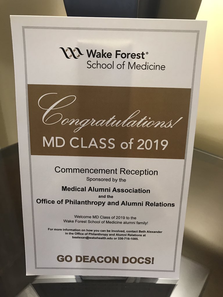 brenne127's tweet photo. #WFUGrad !! #wfsom https://t.co/SREA5JzaKT