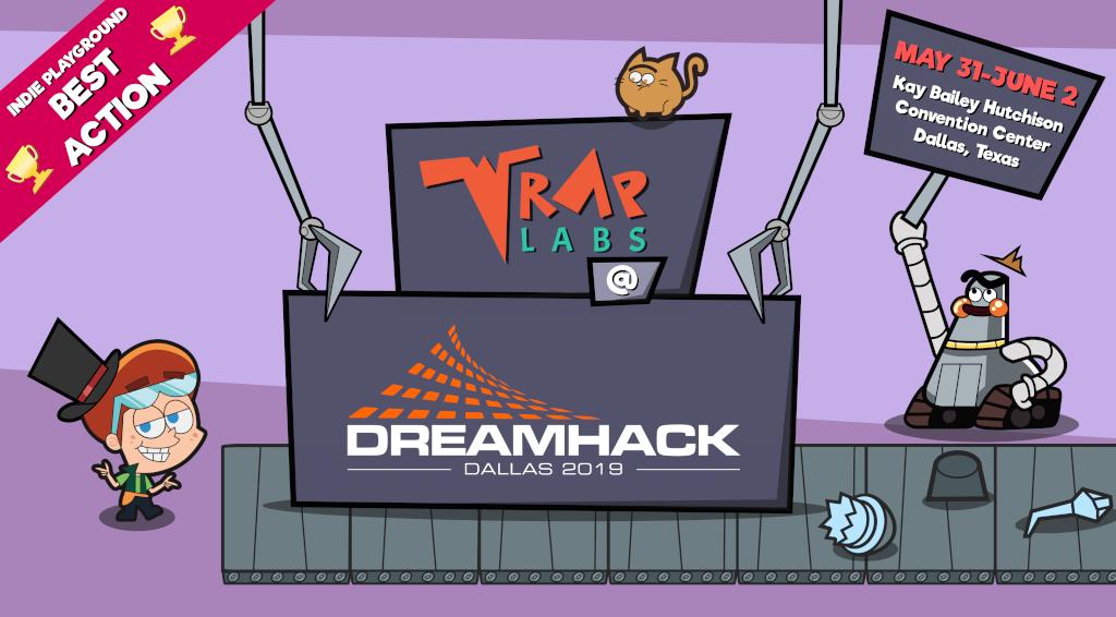 TrapLabsGame's tweet photo. I'll be exhibiting Trap Labs @DreamHack Dallas 2019 Indie Playground May 31-June 2! MUCH EXCITE #DHDAL19

Hats are coming! https://t.co/AipYXk0fxB