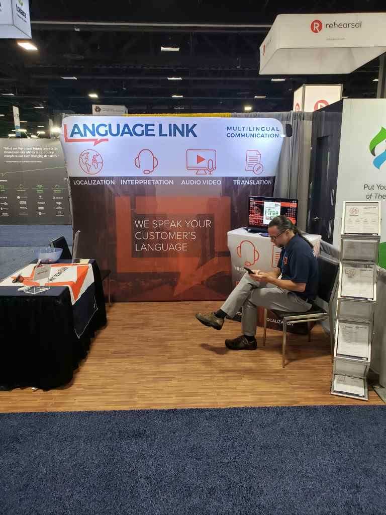 LanguageLinkLL's tweet photo. Come visit booth 925 at ATD 2019 in Washington DC. Brian and Justin are ready to talk with you about Translation services. https://t.co/ngK5jmaT9F