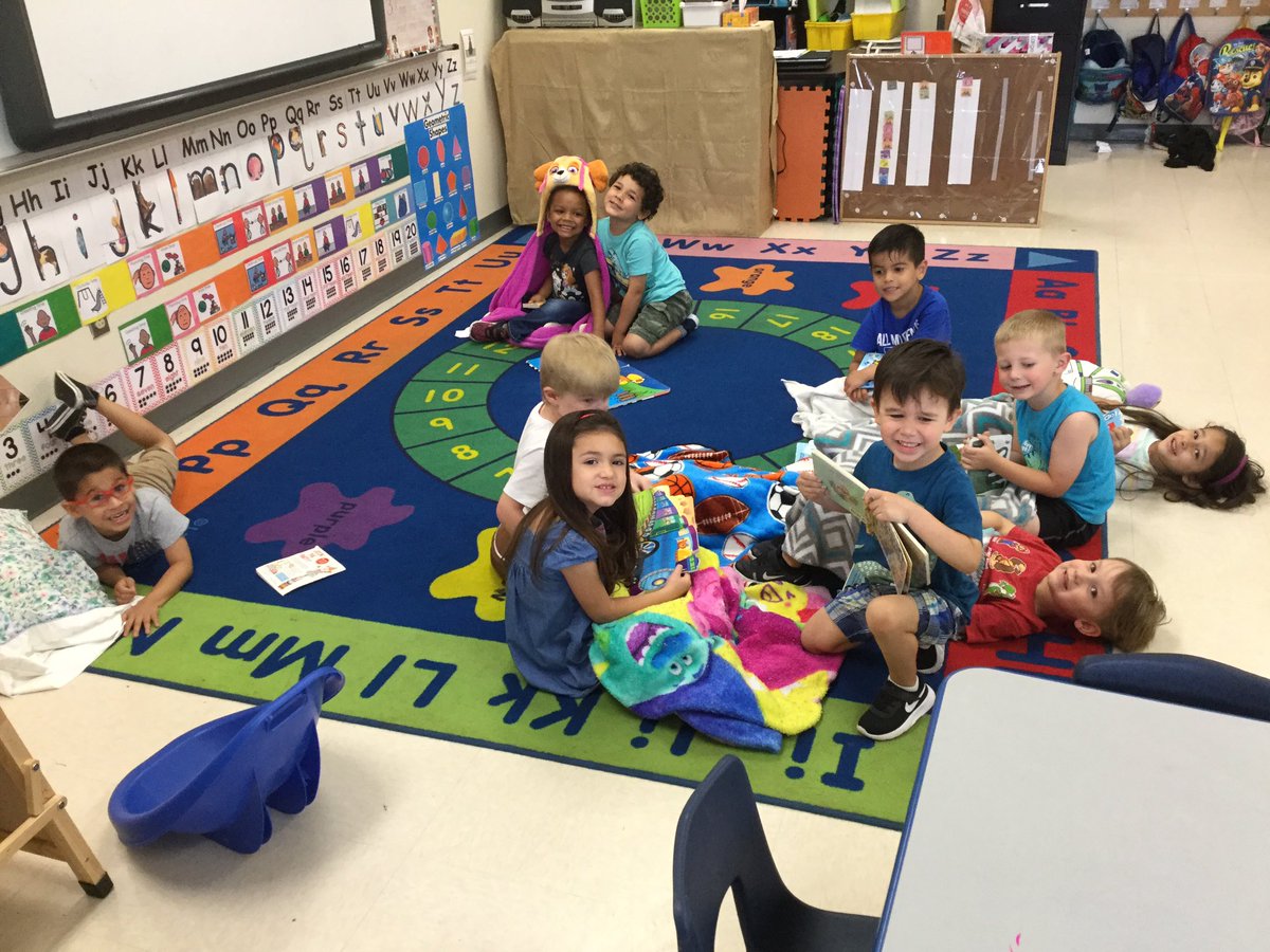 mrsgradassi's tweet photo. We’re celebrating literacy in ECC/PPCD! It Reading Slumber Party Monday and my students are cozying up to their favorite books! #ott15years #celebrateliteracy #nisdppcd https://t.co/e6fGG9UI4c