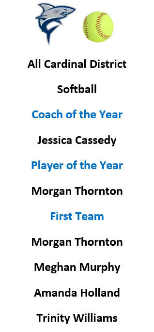 colgan_hs's tweet photo. Congratulations Colgan Softball! All-Cardinal District!!🦈🥎🎉 https://t.co/VH3GVVlzBf