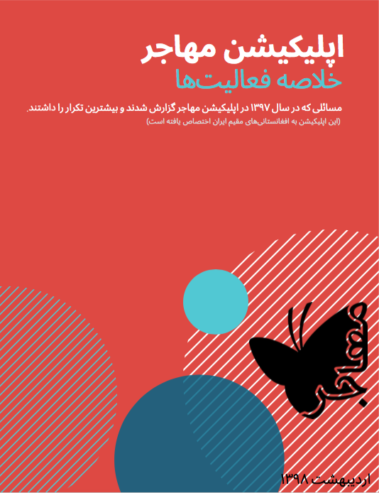 MohajerApp's tweet photo. اولین گزارش ما منتشر شد! ما با همکاری  گروه های دیگرمان اقدام به پیدا کردن جواب برای سوالات #مهاجرین افغان در #ایران کردیم. لطفا به اشتراک بگذارید و برای اطلاعات بیشتر با ما تماس حاصل فرمایید: https://t.co/3nt2I8OSaJ #اپلیکیشن_مهاجر https://t.co/ubb1TXTN1Y