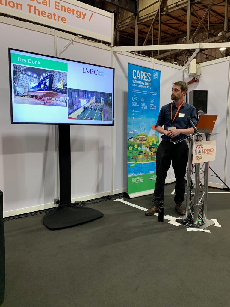 HyDIME's tweet photo. Back in the office after a couple of days spent at #AllEnergy19. Great to hear how the #hydrogen story is developing across Scotland and rest of the UK and enjoyed representing #HyDIME through interesting presentations by @EMEC_Ltd and @HSSMI. @innovateuk https://t.co/j48Z7H66Gd
