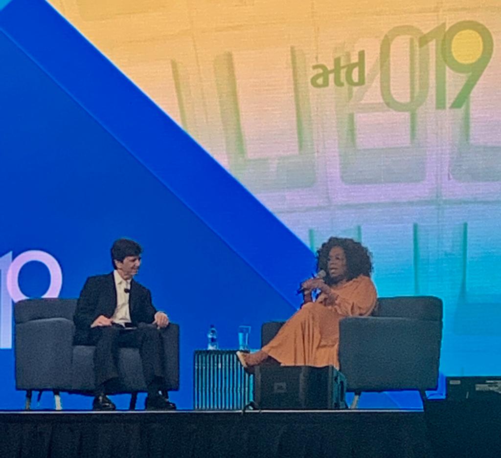 Do you see me, can you here me? The greatest gift you can give to someome is to really see the other person. <a href="/oprah/">Oprah Winfrey</a> #ATD2019