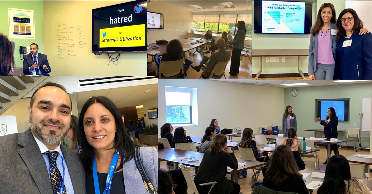Northwell_EM's tweet photo. Last week, Drs. Salvador-Kelly, Sud, Barata, and Kapoor, held workshops at the Zucker SoM Spring Women in Medicine Conference. Topics included work-life integration and time management. #EmergencyMedicine #Northwelllife #inthistogether #SWIMC2019 https://t.co/LpAiA4pFHH