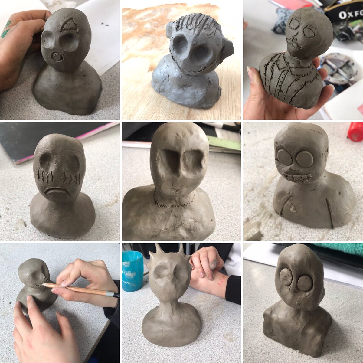 a_etherington1's tweet image. Year 8s have had a fantastic lesson completing creating their circus characters out of clay @ArtBDB @BDBSchool #ProudOfBDB