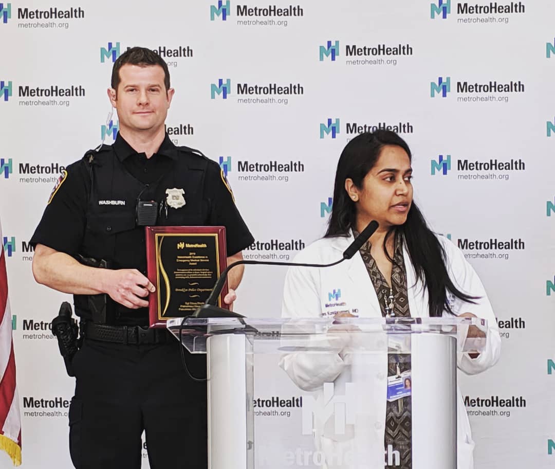 OhioBrooklyn's tweet photo. Congratulations to our Police and Fire who were honored by @metrohealthCLE  today! We are so proud of our local heros during #NationalEMSWeek https://t.co/tF8wRP6TkZ