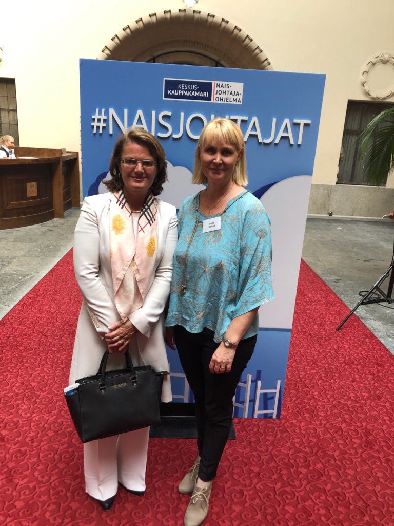 #Naisjohtajat mentoroinnin päätösseminaari oli tänään pörssitalolla. Lämpimät kiitokseni #keskuskauppakamarille  ⁦<a href="/K3FIN/">Keskuskauppakamari</a>⁩ sekä aktorilleni ⁦<a href="/EklundSalla/">Salla Eklund</a>⁩