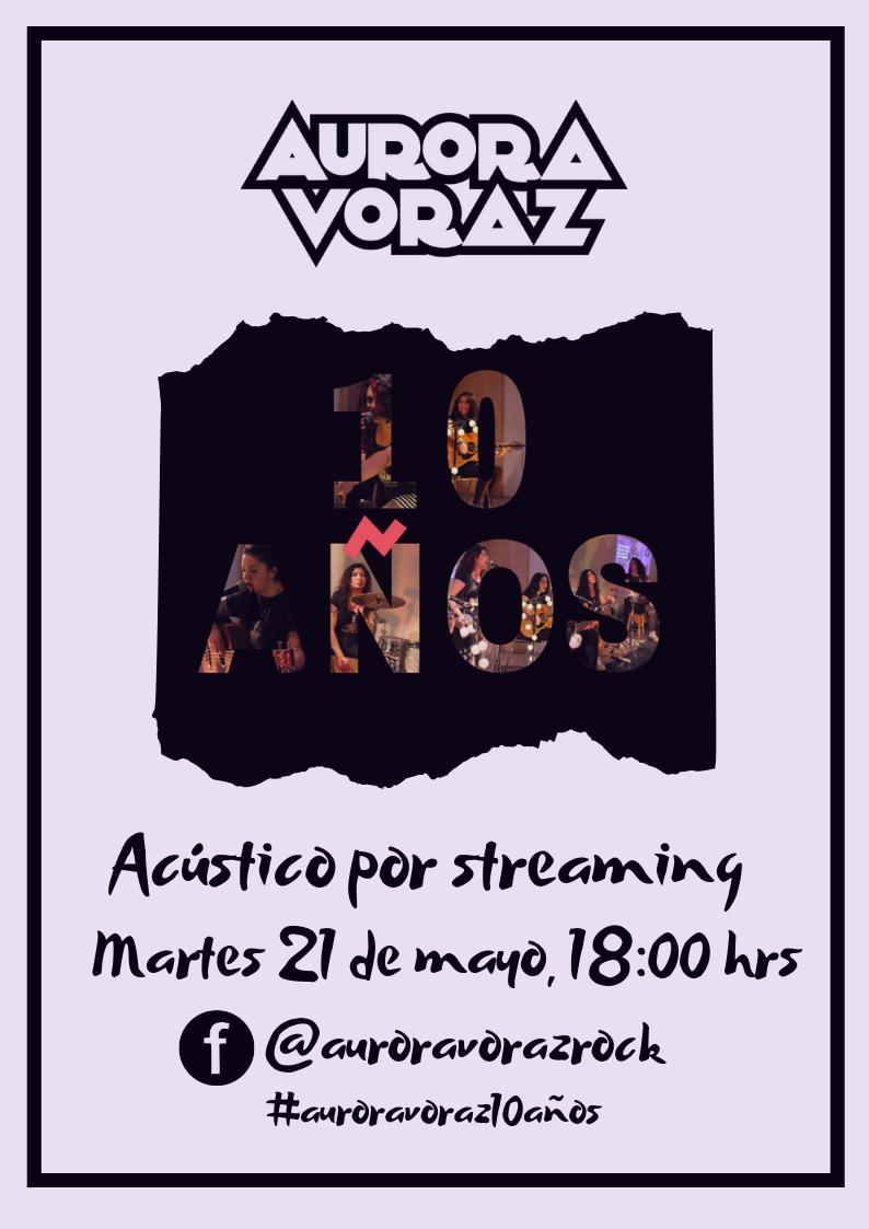 Mañana cumplimos 10 años y lo celebraremos con un acústico que transmitiremos por nuestro fanpage, conéctate con nosotras! <a href="/rockaxisoficial/">Rockaxis</a> <a href="/ilzep_/">Ilse Farías</a> <a href="/DocRockandRoll/">Dr.Rock&Roll</a> <a href="/SonidosOcultos/">Sonidos Ocultos</a> <a href="/Club_Imposibles/">ClubDeLosImposibles</a> <a href="/rockeriocl/">Rockerio Webzine</a> <a href="/AgendaPanoramas/">AgendaPanoramas</a> <a href="/futurofm/">Radio Futuro</a> <a href="/SonandoCL/">Sonando.CL</a> <a href="/alfaxis/">Alfredo Lewin</a> <a href="/Coteaxis/">Cote Hurtado</a>
