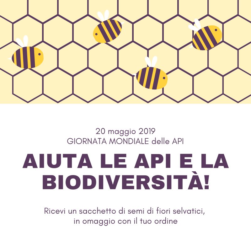 ItBiotiful's tweet photo. Per tutta la settimana, Biotiful regala un sacchetto di semi di fiori selvatici che puoi piantare nel tuo giardino, in un'aiuola o sul balcone, per aiutare le api nella ricerca di cibo 🌼 🌻 🌺 
#savethebees #worldbeeday #biodiversita #agricolturabiologica #cosmeticibiologici https://t.co/OscqZQDZ0l