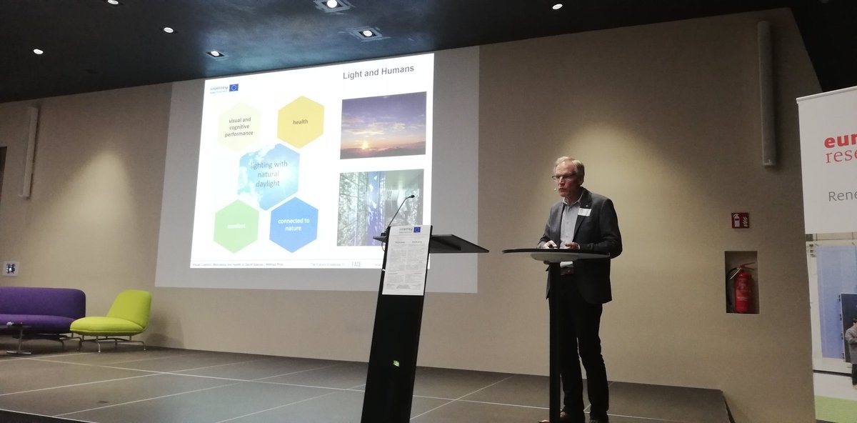 Live from #FACEcamp #FE12 #FutureEnvelope 12 conference #Bolzano #SouthTyrol Wilfried Pohl, Bartenbach GmbH, Aldrans (AT) “Visual comfort, well-being and health in daylit spaces”