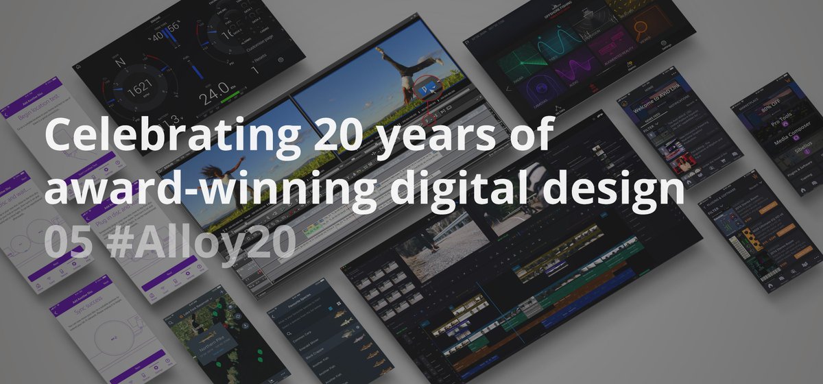 05 #Alloy20: Our 2006 redesign of Grass Valley’s Edius Pro Video-Editing software #UI was one of many successful software-only projects, as brands look to us for ever more tightly coordinated #CX and #UX 
 #uxdesign #userexperience <a href="/GrassValleyLive/">Grass Valley</a> <a href="/Avid/">Avid</a> <a href="/BTGroup/">BT Group</a> <a href="/Raymarine/">Raymarine</a>