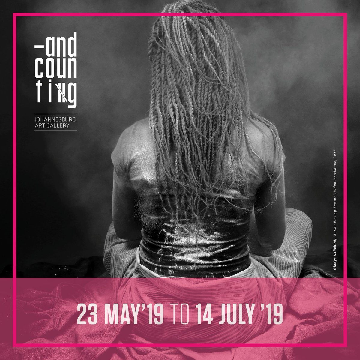 friendsofjag's tweet photo. Join us at JAG this Thursday for the opening of -AND COUNTING, an exhibition curated by Tšhegofatso Mabaso & Julia Taonga Kaseka.
Place: Johannesburg Art Gallery
Date: Thursday, 23 May 2019
Time: 18:00
#FriendsofJAG #JohannesburgArtGallery #artthisway #kauruartfromafrica https://t.co/aVBV0tMSze