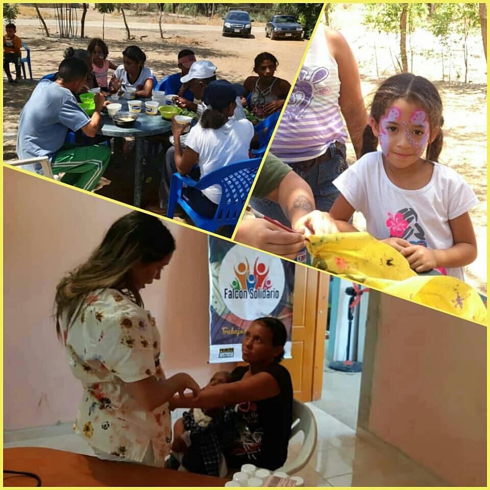 mariauxipj's tweet photo. #19Mayo Solidarios con la comunidad de #ElIsiro, parroquia Guzmán Guillermo, llevamos atención médica para abuelos y niños, donación de fórmulas lácteas, recreación y olla de sopa solidaria. Ante la crisis que vivimos es necesario tender una mano a los más vulnerables. #Falcón https://t.co/NmDzgYvabd