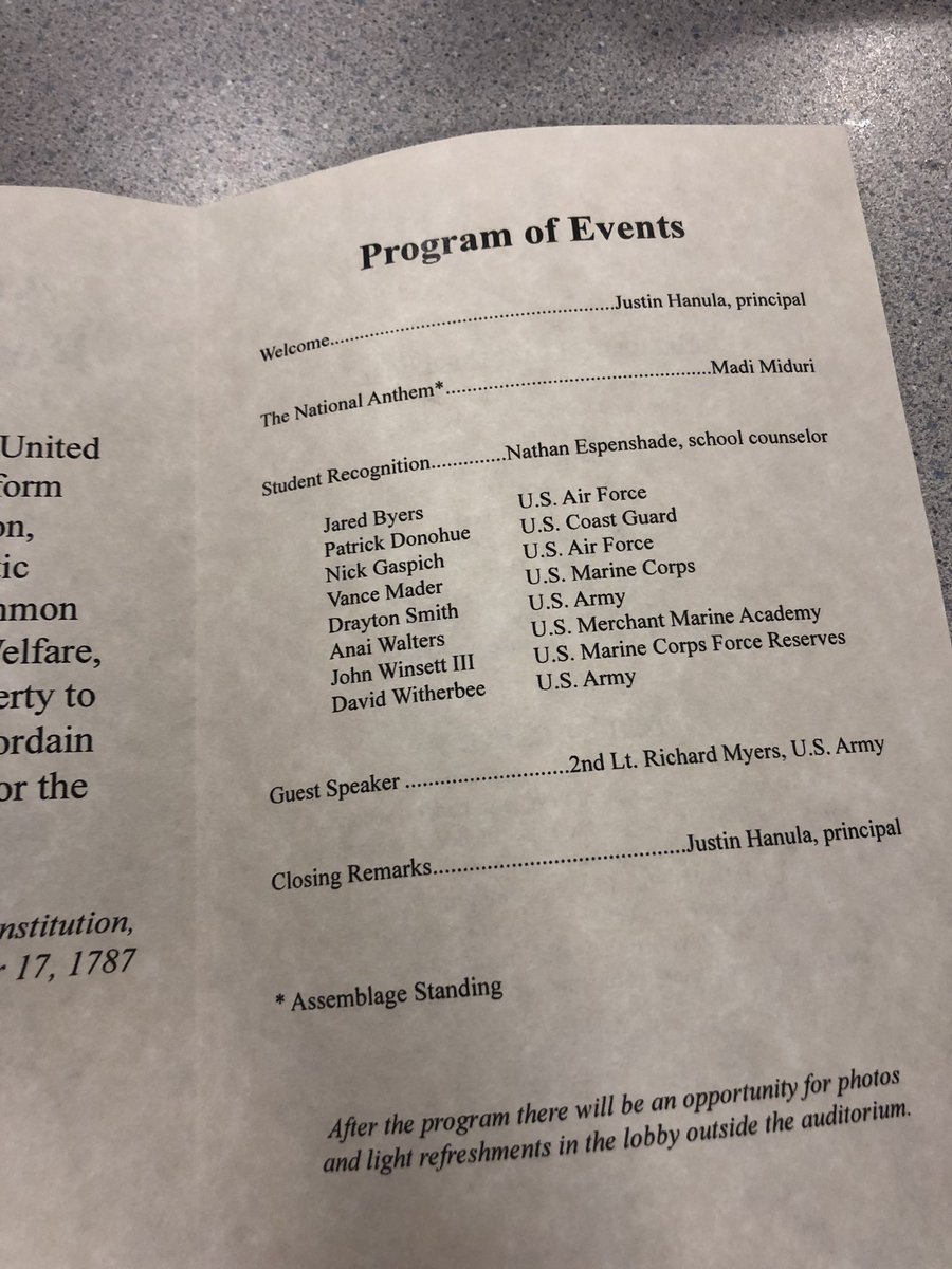 LD_FalconNation's tweet photo. Come out and support students as they sign to the Armed Forces today at 3 in the auditorium! #ldproud https://t.co/NRzPnfVIpt