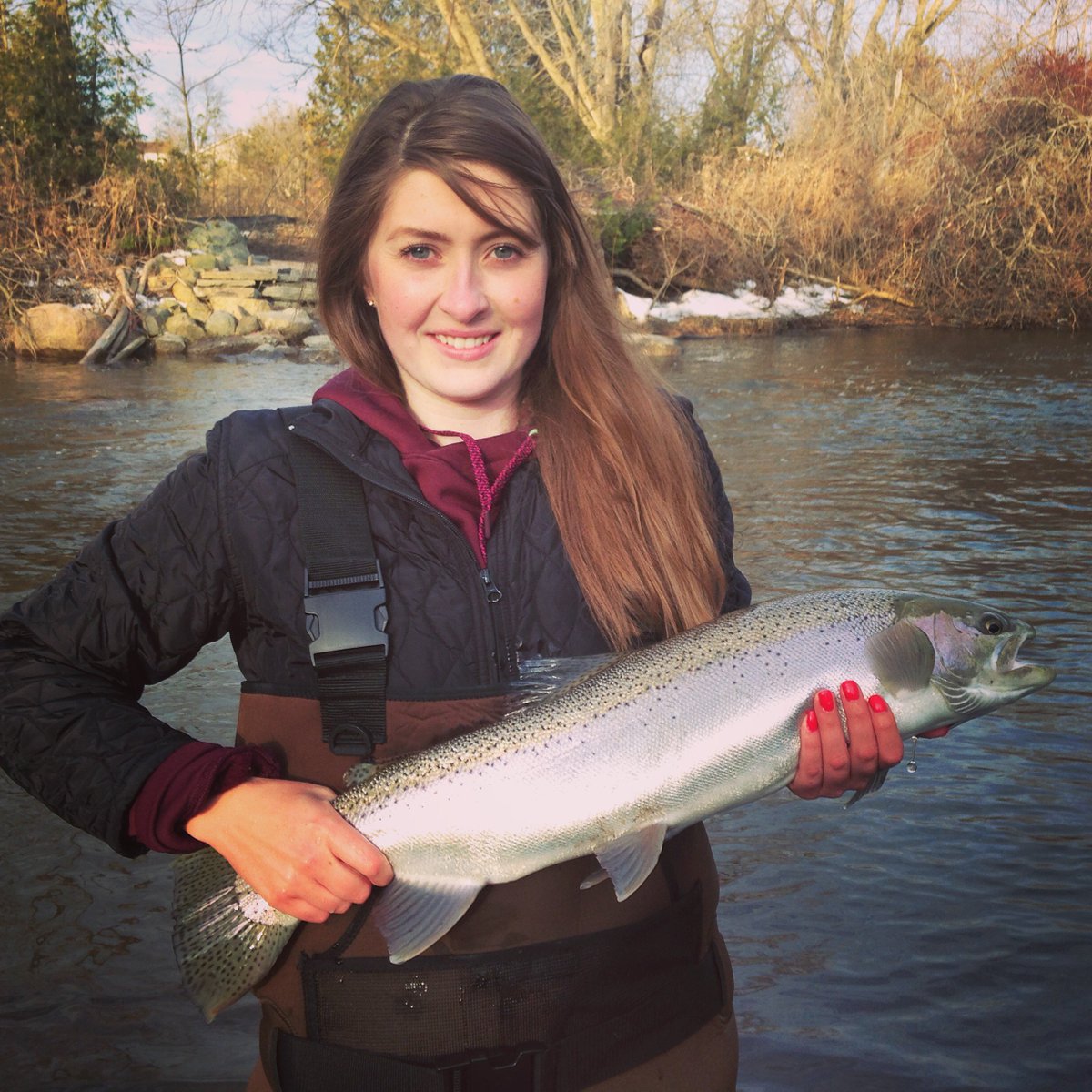 anglersatlas's tweet photo. Member madisonangling with a nice catch, "Lake Ontario- there's no better feeling than seeing your float drop. I just love these fish and exploring to find them!" #fishing #lakeontario #anglersatlas #mycatch https://t.co/kIdt5i0eI5