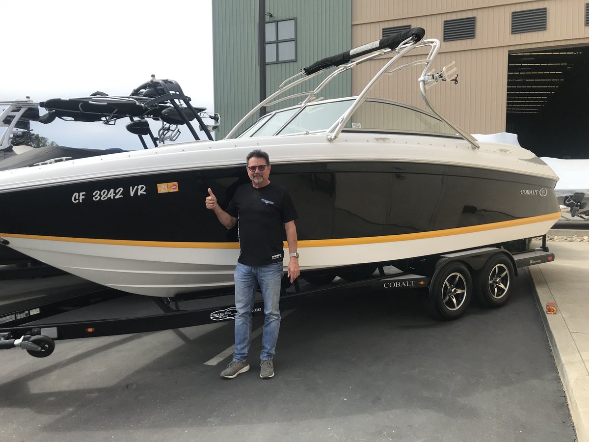superiorboat's tweet photo. congrats to the Hanks family for their #Cobalt242 ๐๐๐ปโโ๏ธ #superiorboat #makeitasuperioryear #SBRS #jointhefamily #summer #wakeboard #wakesurf #wakeski #lake #wakeski #laketahoe #folsomlake #norcalhyperlite #RONIX #HYPERLITE #familyboat #boatingseason #PCM #ridelikeapro https://t.co/7DQzIQEn9s