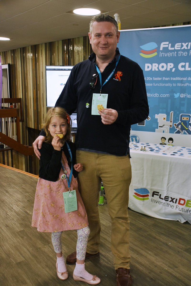 wordcampbristol's tweet image. We were delighted to see @RichHill73 bring his lovely daughter, Georgie, to #WCBRS to see what he'd been up to.
It's great to think our event might have a small impact on making a young lady like her take an interest in coding or a technical career in the future ❤️
#GirlsinSTEM