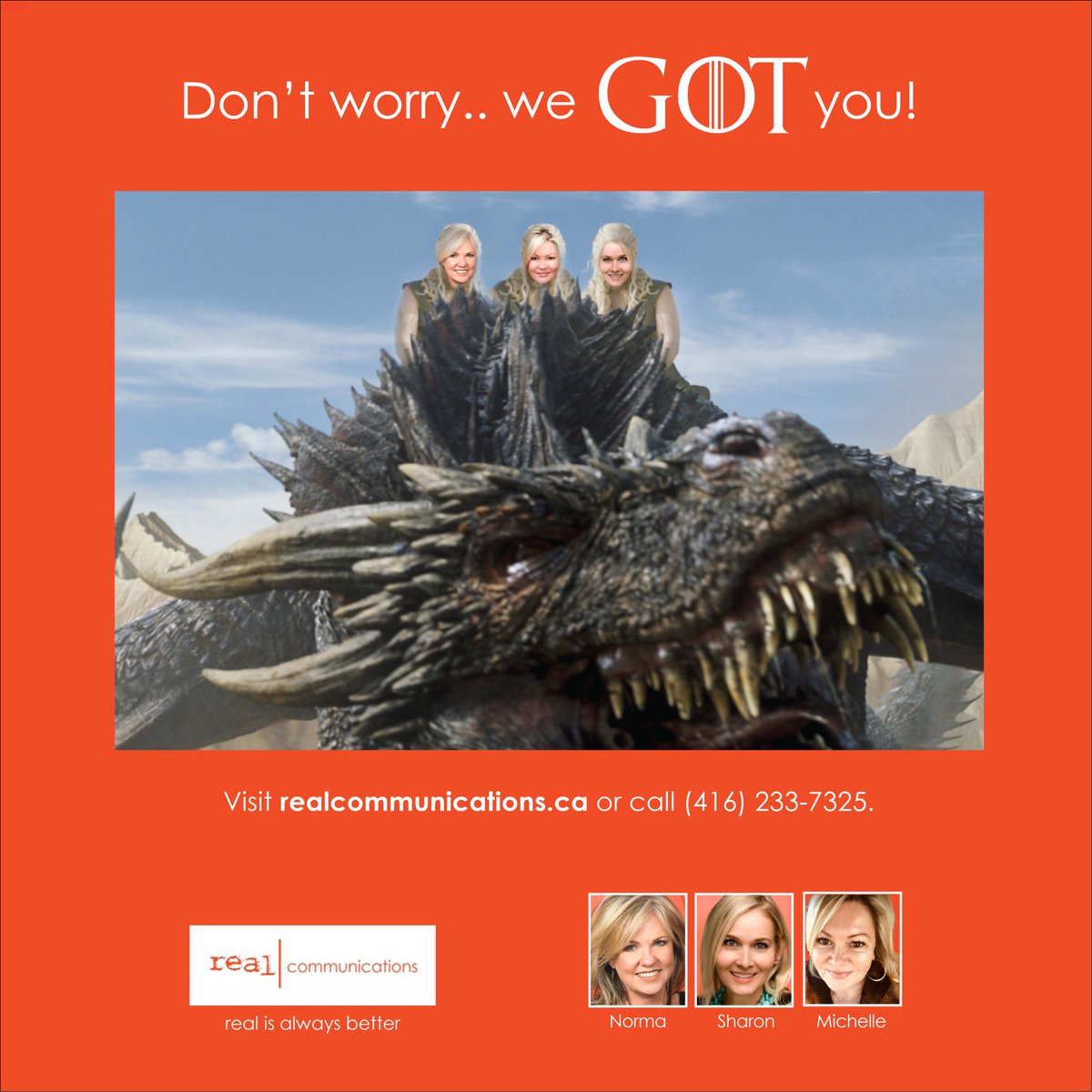 RealEventTools_'s tweet image. We know you’re sad that it’s over so let REAL plan an incredible event to cheer you up. @GameOfThrones
 @BizBash

(link: realcommunications.ca) 
#realisalwaysbetter

#GOT #GameOfThrones #eventprofs #eventplanners #bizbash #bizbashTO