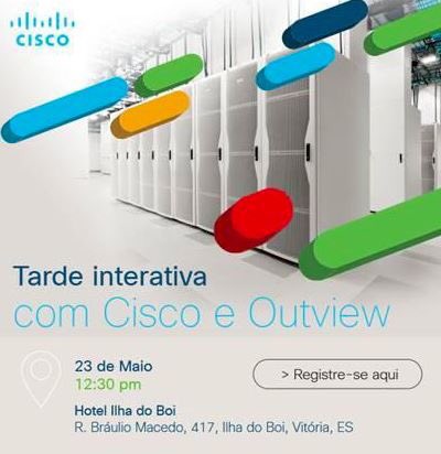 OutviewIT's tweet photo. Venha passar uma tarde conosco e conhecer as soluções da Cisco em parceria com a Outview podem ajudar sua empresa na transformação digital de forma simples e dinâmica!
Dia: 23 de Maio de 2019
Inscrições pelo link:
https://t.co/WNajrFEgyD
#cisco #outview https://t.co/HbUhCLPPn9