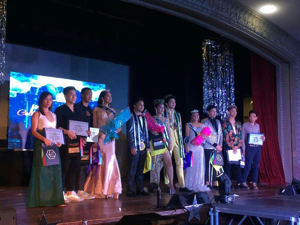 lpumnlcassg's tweet photo. Congratulations to this year's Mr. and Ms. College of Arts and Sciences 2019! π
Mr. CAS - Dean Monton
Ms. CAS- Daisyrie Arellano
1st Runner Up- Pamela Cao
1st Runner Up- Paolo Gonzales
2nd Runner Up- Summer Matias
2nd Runner Up- Joshua Balane
#STEPUPCAS https://t.co/k2lZ67HwEw