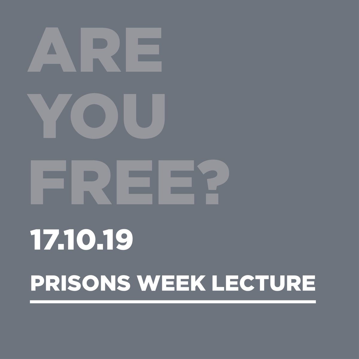 PrisonsWeek's tweet photo. SAVE THE DATE! ✉️
.
Are you free on the 17th October?
Come to our Prisons Week Lecture! 

⛪️ Venue: Southwark Cathedral
⏰Time: 6pm - 8:30pm
📣Speakers: To be confirmed
.
.
.
#pw19 #lecture #prisons #freedom #cathedral #london #southwark #talk #network https://t.co/rRlV7rvUKE
