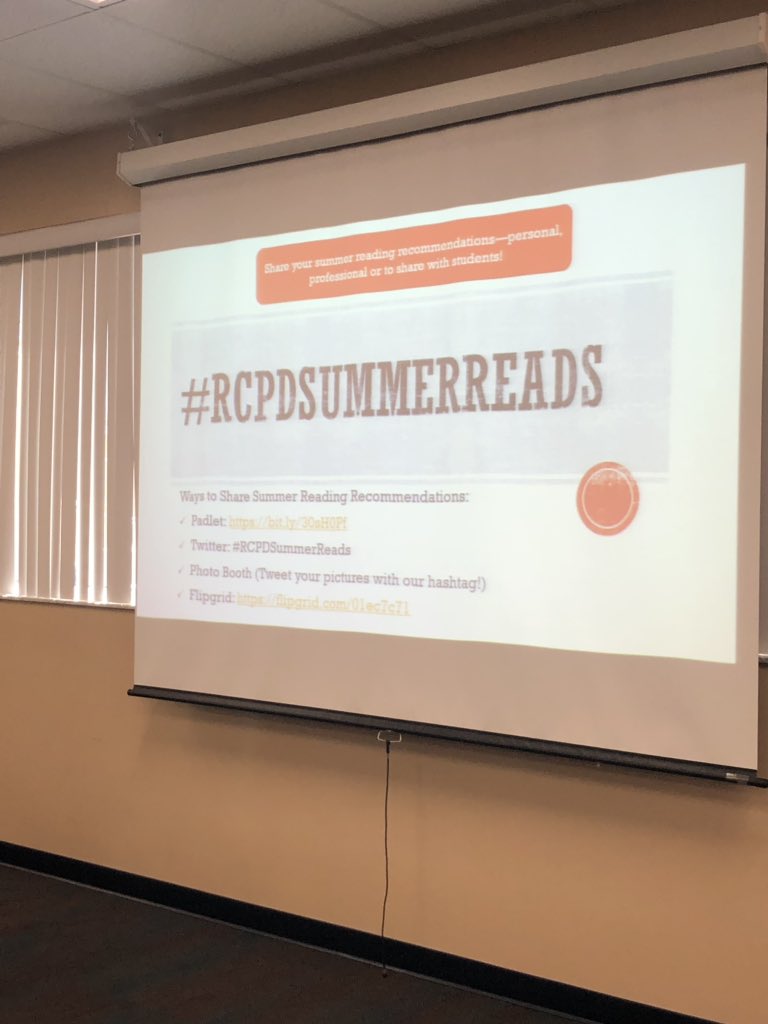 mskristinvalle's tweet photo. Coaches sharing our summer reading recommendations! @AlonsoHcp #RCPDSummerReads https://t.co/UEya8N31hZ