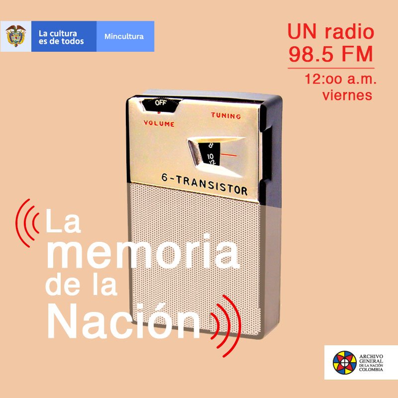 ArchivoGeneral's tweet photo. #ProgramaRadialAGN
Ya está disponible en la página web de UNRadio nuestro programa #LaMemoriaDeLaNación.
En esta emisión hablamos de los #archivos de la @CancilleriaCol.
¡Escúchalo aquí! 👉 https://t.co/hhHvkkI3y9 https://t.co/p4DuGFjHTA