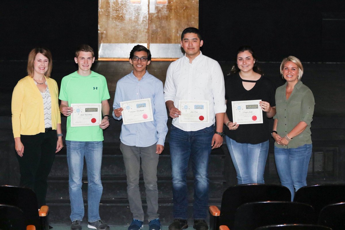 WC_CofC's tweet photo. Congrats to our Career CREDITS $500 Award Recipients:
Luke Quesenberry, Nicolas Sivalingam,  Alex Tran and Maggie Ansley! Thanks to sponsors Paragon Architecture and Joplin Metro Credit Union! https://t.co/t9T0UFdQSZ