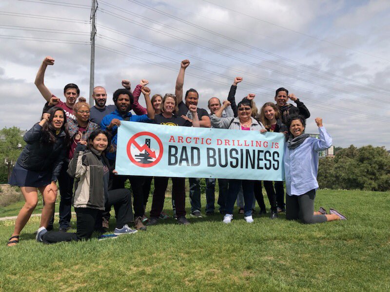 SierraClubLive's tweet photo. Something big is happening in Denver today. Arctic drilling is bad business so #BackoffBP https://t.co/2xIQhqZXiD