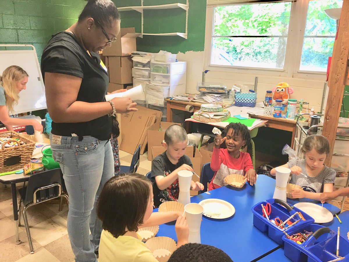 Caringplace3's tweet photo. We enjoyed making Damaru Drums this morning. The damaru is known as a power drum. @EmilyBoatright @APS_SmithAP @pointsbyPortee @ptyut1999 @APS_SarahSmith https://t.co/OlWY4NNcaj