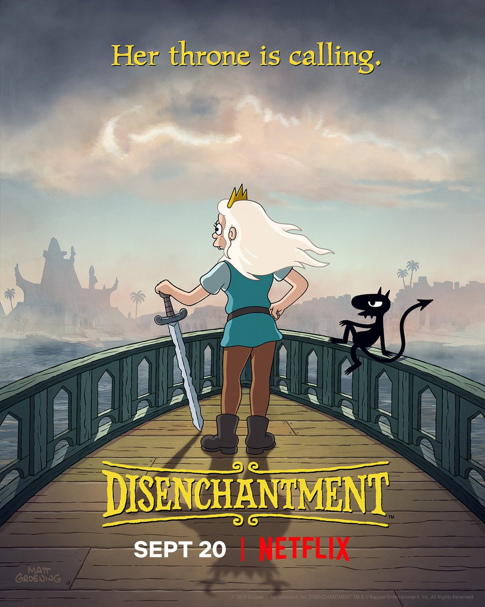 Pôster da segunda temporada de (Des)encanto