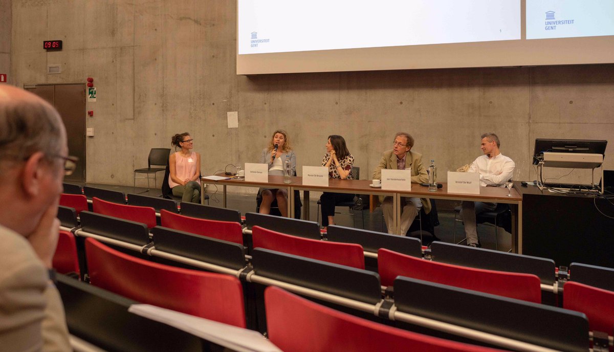 dirkvandenpoel's tweet image. Great #PhDDay at @UGentFEB with lots of presentations, posters, workshops, keynote panel (w/ @MarionDebruyne @kristofdewulf and others). Congrats to 4 PhD student organizers. #UGentFEB. Award winners: Evelynn Devos and @VerschuereBram @ResearchUGent #orms ugent.be/eb/en