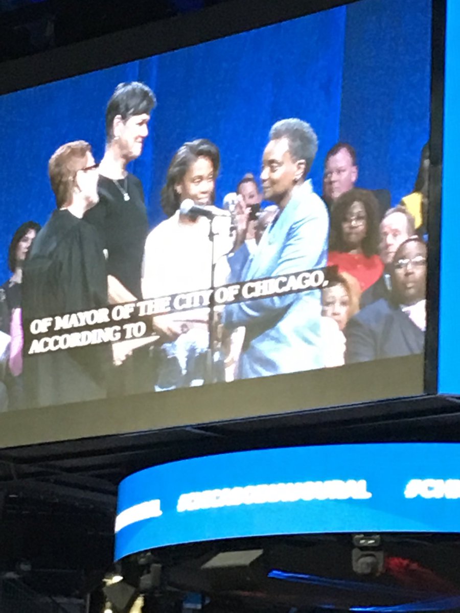 RybickiCM's tweet photo. A new era in Chicago. #herstory #ChicagoInaugural #advocatehealth https://t.co/QFfaiOrhaG