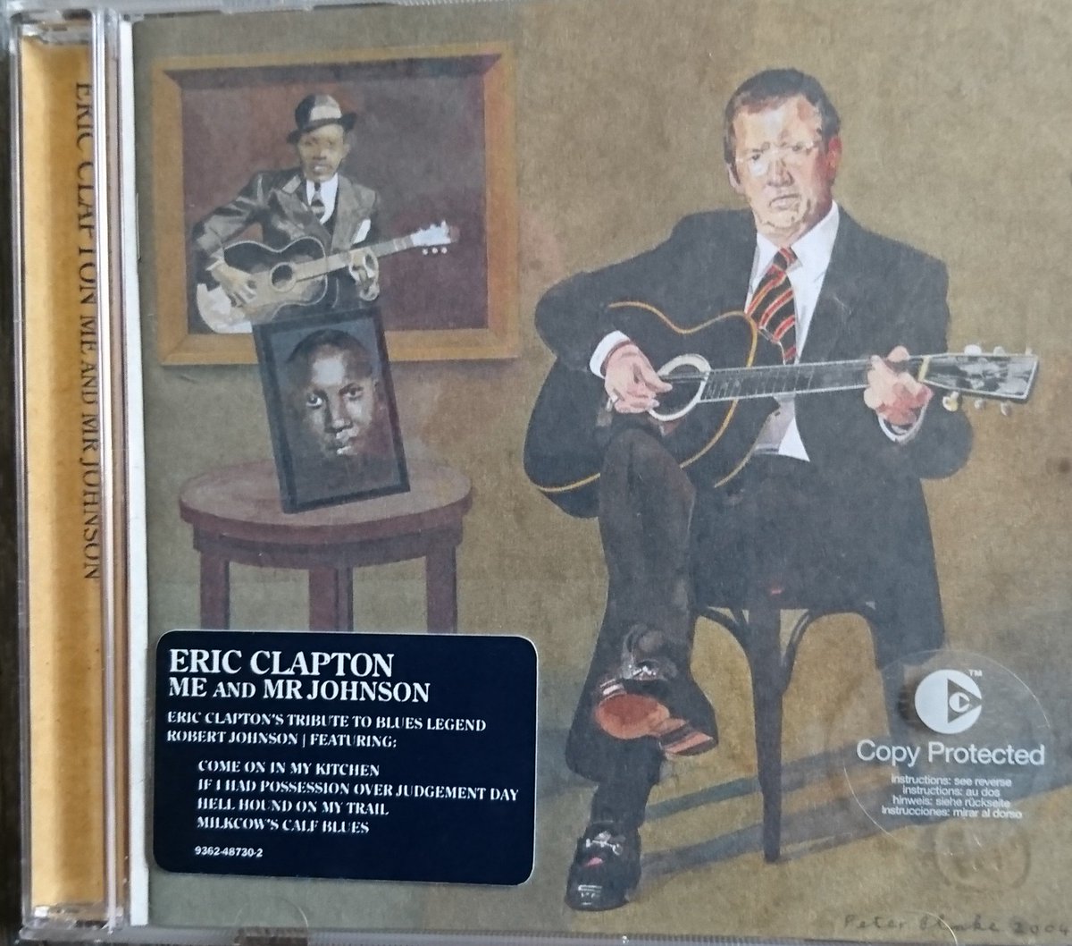 Een eerbetoon aan zijn idool #RobertJohnson van #EricClapton in @nachtplaten op het album #MeAndMrJohnson. Pure #Blues 😎🎸