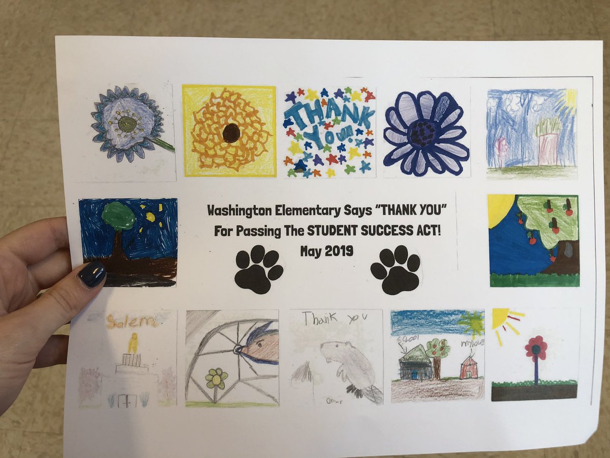 Today’s the day! <a href="/OregonGovBrown/">Governor Kate Brown</a> is signing the Student Success Act into law at Washington Elementary in Salem, making a historic investment in Oregon schools. #orpol #orleg #YesonStudentSuccess