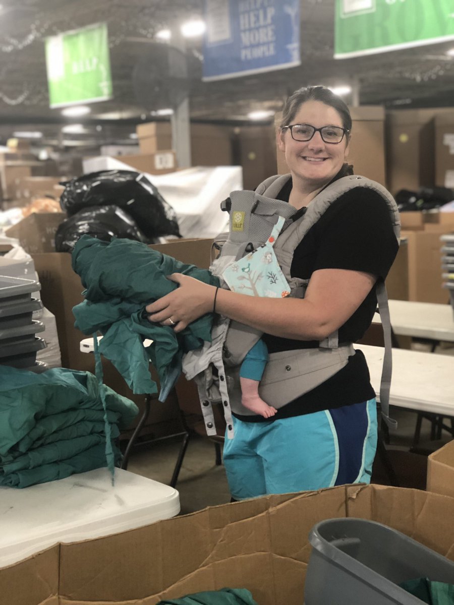 On Saturday, our Family Ministry sponsored a morning of serving at Matthew 25 Ministries. We spent time sorting medical gowns and drapes to be sent over seas. Reflecting his glory through serving! #serving #matthew25 #reflecthisglory #lightpointc